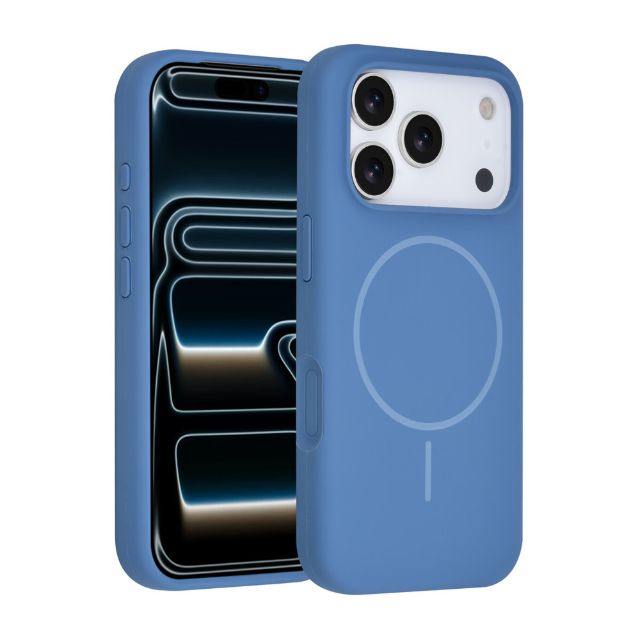 iPhone 17 Pro Backcover hoesje - Magsafe - Full Silicone - Felroze