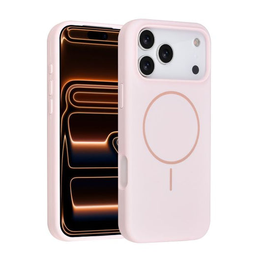iPhone 17 Pro Max Backcover hoesje - Magsafe - Full Silicone - Roze