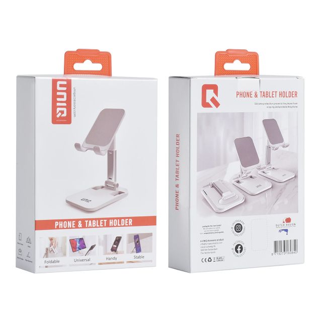 UNIQ Accessory Universele Telefoon & Tablet Houder met Antislip - Zwart TUNIQ