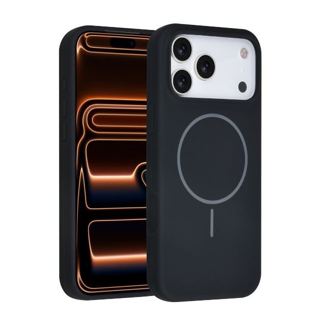 iPhone 17 Pro Max Backcover hoesje - Magsafe - Full Silicone - Blauw