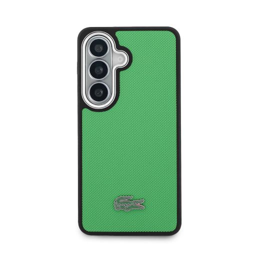 Lacoste Galaxy S26 Plus Backcover hoesje - MagSafe - Iconic Petit Pique Logo - Estragon Green