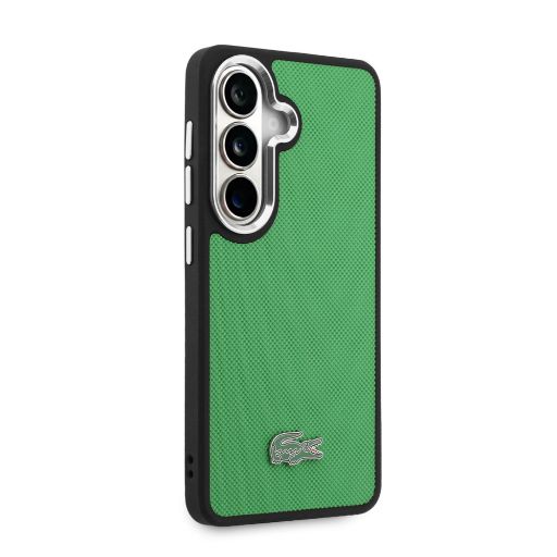 Lacoste Galaxy S26 Plus Backcover hoesje - MagSafe - Iconic Petit Pique Logo - Estragon Green