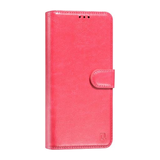 TUNIQ Galaxy S25 Plus Book Case hoesje - Pasjeshouder voor 3 pasjes - Magneetsluiting - Hanger - Felroze TUNIQ