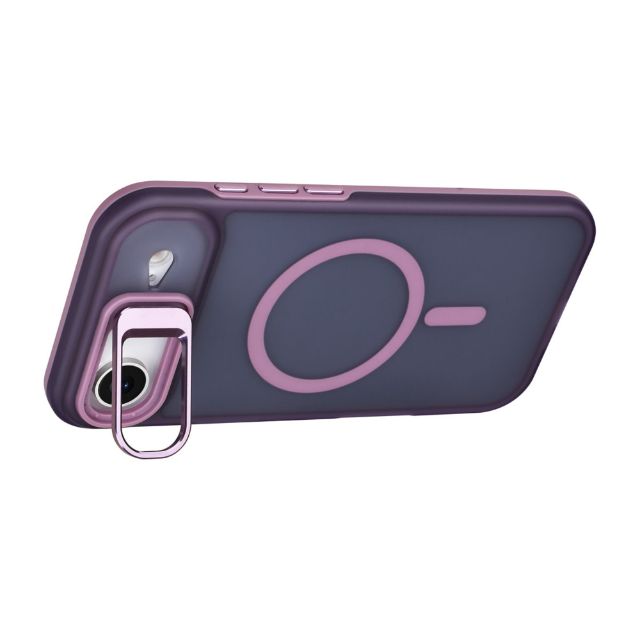 iPhone 17 Air Backcover hoesje - Magsafe - With Camera Stand - Zwart