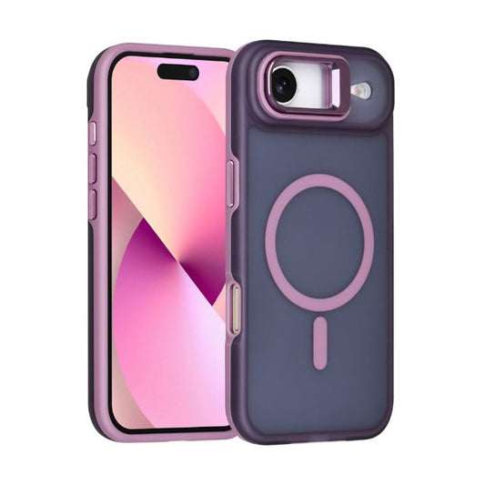 iPhone 17 Air Backcover hoesje - Magsafe - With Camera Stand - Paars