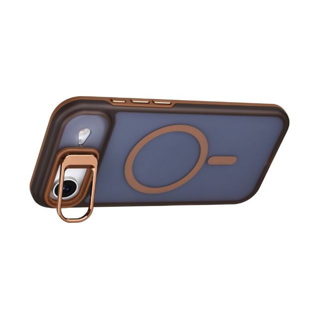 iPhone 17 Air Backcover hoesje - Magsafe - With Camera Stand - Zwart