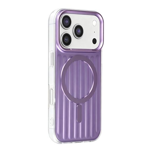 TUNIQ iPhone 18 Pro Backcover hoesje - luggage IMD MagSafe - Paars TUNIQ